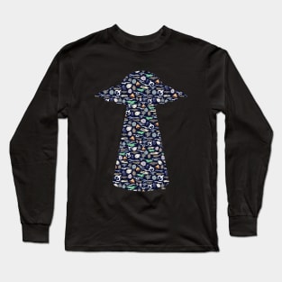 Sci-Fi Space Ships (Shape) Long Sleeve T-Shirt